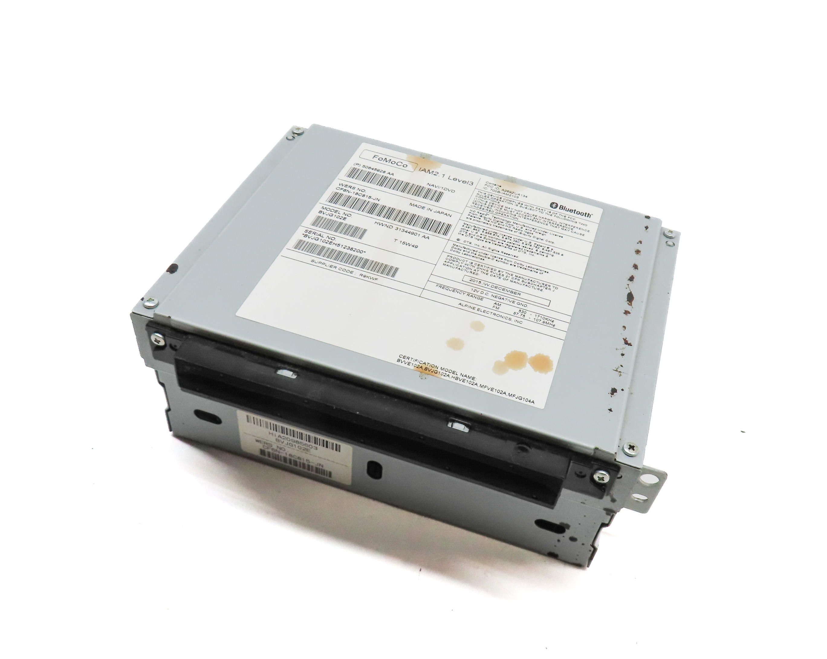 12-16 RANGE ROVER SPORT EVOQUE LR4 (L320 L405 L494 L538) CD NAV STEREO RECEIVER — exact item pictured